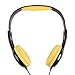 Batman Kids Safe Over The Ear Headphones HP2-03082 | Kids Headphones, Volume Limiter for Developing Ears, 3.5MM Stereo Jack, Recommended for Ages 3-9, by Sakar,Yellow