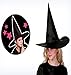 VANVENE☀☀ 6Pcs Halloween hat， Adult Womens Black Hat For Halloween Chrismas
