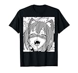 Neko/Cat Ahegao Girl Anime Otaku Weeb Love T-shirt