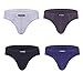wirarpa Men's Breathable 100 Cotton Briefs Underwear No Fly Soft Covered Waistband Underpants 4 Pack Large