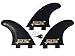 South Bay Board Co. - Surfboard Fins & FCS Surfboard Fins -3 Fin Thruster Sets & 4 Fin Quad Sets - Fin Key & Extra Fin Screw Included - Bamboo Fiberglass & Plastic Fin Options