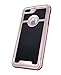 iPhone 7 Plus case,[Shockproof] [Slim] Soft Bumper Armor Defender Anti-slip Dual-Material Full-body Rugged TPU Protective Cover Case for Apple iPhone 7 Plus(2016)-Rose Gold