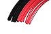 Cofufu XT60 Connector 10 Pairs + Heat Shrink Tubing 39.37 Feet (12m) + 12 Gauge Silicone Wire 13 Feet (4m)