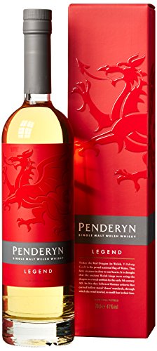 Penderyn Legend Single Malt Whisky aus Wales - Ausgezeichneter Whisky in der Geschenkpackung mit 40% vol. (1 x 0,7l)