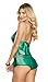 Dreamgirl Women's Lace Overlay Trim Satin Cami and Tap