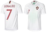 B.F.A Portugal Cristiano Ronaldo #7 Soccer Jersey Adult Men's Sizes Away Football World Cup Premium Gift (Large, Away)