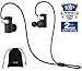 CCK Bluetooth Headphones Wireless Earbuds Sports Best Running Earphones Hi-Fi Stereo Noise Cancelling Sweatproof for Gym Workout Exercising in Ear Headsets Computer iPhone Android (Black), S,M,L