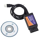 Sala-Store - 12V Car OBD ELM 327 V1.5 OBD2 USB Auto