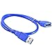 JacobsParts USB 3.0 A-Male to A-Female Extension Cable, 1.5 Feet / 50CM, Blue