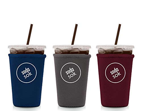 image for Java Sok SODA SOK Reusable Drink Sleeve – Insulated Neoprene Sleeve 
