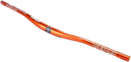 orange mountain bike handlebars