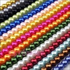 eCrafty EC-5265 10-Pack Glass Pearls Mega Mix Luster Beads, 30-Inch