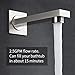 Esnbia Tub Shower Faucet Set,Shower System with Tub Spout and 10 Inch Rain Shower Head Wall Mounted Shower Set Brushed Nickel (Contain Shower Faucet Rough-In Valve)
