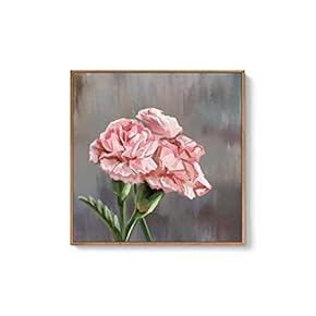 Framed Canvas Wall Art for Living Room, Bedroom Flowers Canvas Prints for Home Decoration Ready to Hang - 24x36 inches - 16x16 inches