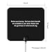 1PLUS Antenna TV Ultra Thin Digital HDTV Indoor Antenna for TV 35 Mile Range Black Premium Materials TV Antenna With Technology Performance 13ft Coaxial Cable-Quality Guarantee