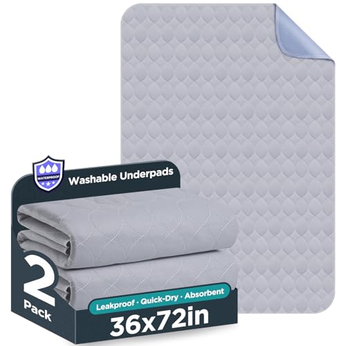 Brosive Reusable Incontinence Bed Pads