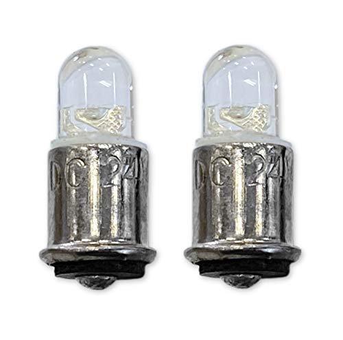 #327#387#376 LED Replacement Bulb 24VDC (LOT of 2 Bulbs) - Aero-Lites (Green)