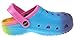 Capelli New York Girls dip dyed clog with backstrap Pink Combo 12/13