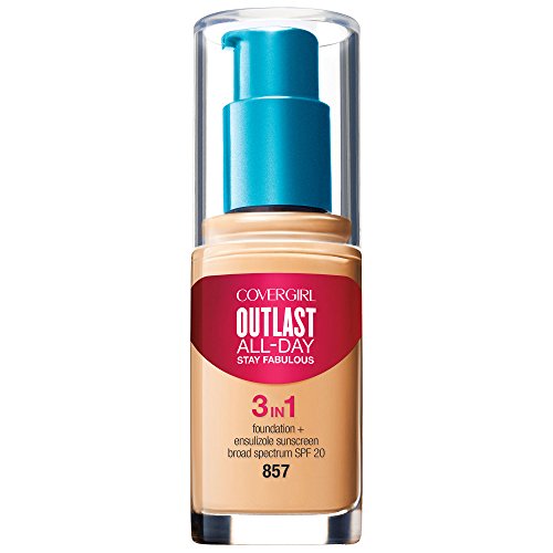 COVERGIRL Outlast All-Day Stay Fabulous 3-in-1 Foundation Golden Tan, 1 Ounce (packaging may vary)