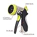 TOONOON 50ft Garden Hose, All New Expandable Water Hose Set with Double Latex Core,3/4 Solid Brass Fittings,Extra Strength Fabric,Flexible Expanding Hose with 8 Function Spray Nozzles,Free Carrying