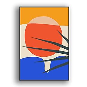 Framed Canvas Wall Art for Living Room,...