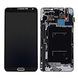 MMRM Samsung Galaxy Note 3 N900A N900T 4G Smartphone LCD Display Screen Digitizer Frame Replacement Parts Black