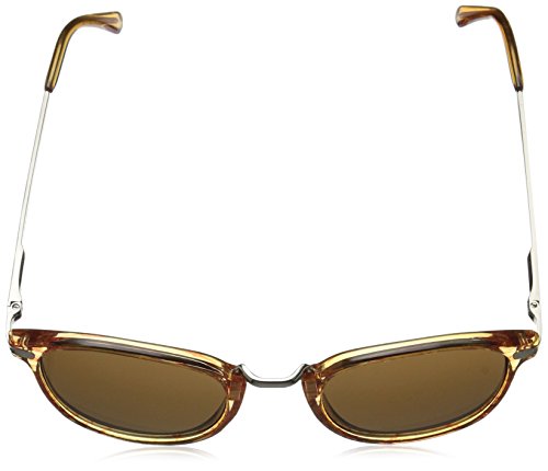 A.J. Morgan Castro Round Sunglasses, Amber, 49 mm
