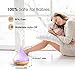 VicTsing Essential Oil Diffuser, 330ml Diffuser for Essential Oils, Aromatherapy Diffuser with Waterless Auto-off, 215-Color Sleep Mode and BPA-free for Room Office (White)