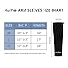 HuiYee Men Sports Black Compression Arm Sleeves, UV Protection Women Arm Cover