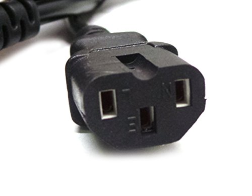 3-Prong 6ft (Foot) Power Cord With Notch Fits Genuine Microsoft XBOX 360 Systems
