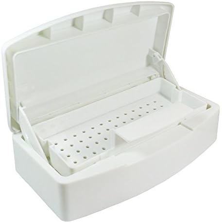 Nail Art Tool Clean Sterilizing Tray Alcohol Plastic Disinfection Box Easy Cleaner Sterilizator For Cutter Manicure Tools Set