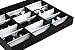 Juvale 18 Slot Sunglasses Organizer for Women and Men, Eyeglass Storage Case with Clear Lid for Multiple Pairs of Glasses (18.5 x 14.25 In)