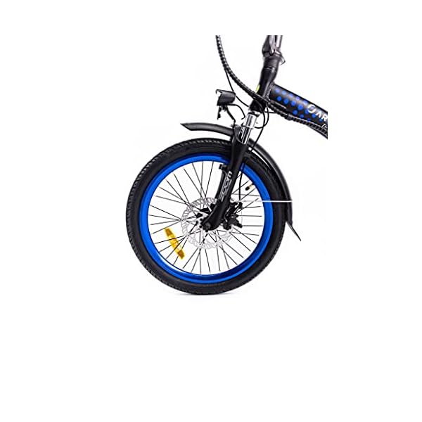 €999.00 Argento Piuma+, Bicicletta elettrica da Città Pieghevole Unisex  Adulto, Blu, 42 - bikewebshop.it