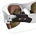 Oakley Men's Flak JacketLens,Silver Frame/Fire Lens,one size