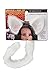 elope Cat Ears Elastic Headband and Tail for Adults and Kids, White