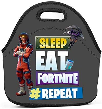 GHHJI Stylish Sleep, Eat, Fortnite, Repeat Designed Handbag/Tote Lunch Bag/Bento Bag/Picnic Box