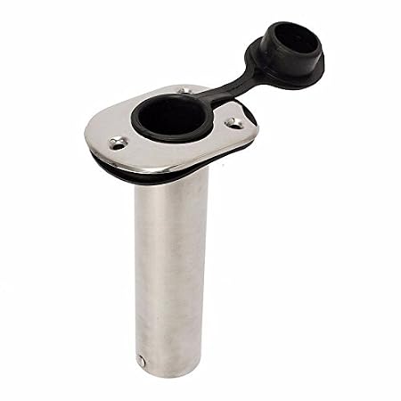 Soportes Para Caña De Pescar Nuzamas - Acero Inoxidable Marino, Ajustables (para Rieles De 22-26mm)
