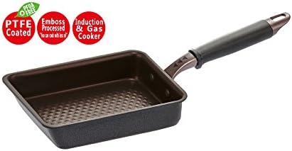 JAKOLA Egg Pan / Omelette Pan for both Induction cooker &amp; Gas stove / PTFE Coated (PFOA Free) / Emboss Processed Pan (less cooking oil use) / Non-Stick Aluminum Pan from Korea