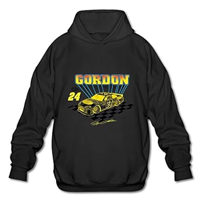 ZEKO Men's Long Sleeve Hoodie Jeff Gordon-nascar Size XXL Black