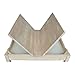 IC International Concepts Table with Lift Up Top for Storage Solid Real Wood, Sturdy Parawood, Minimum Assembly, 33.1 X 24 X 22.2, Unfinished