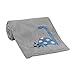 Bedtime Originals Roar Dinosaur Blanket, Blue/Gray