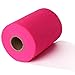 Fluorescent Red Tulle Roll Spool 6 Inch x 100 Yards for Tulle Decoration