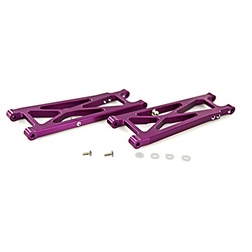 GPM Racing Rear Arm Set for 1:10 Associated SC10 2WD + Other AE Models, Purple