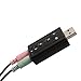 SYBA USB 2.0 External Stereo Sound Adapter Optical SPDIF Output Audio Dongle, Windows Mac Linux SD-AUD20101