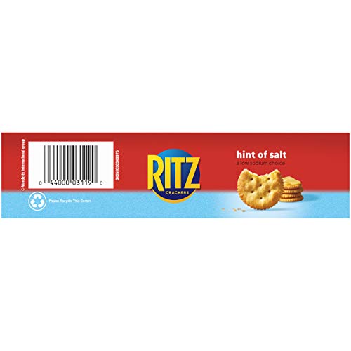 RITZ HINT OF SALT CRACKERS, HINT OF SALT, 13.7 OUNCE