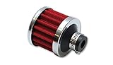 Vibrant 2166 Chrome Cap Crankcase Breather Filter