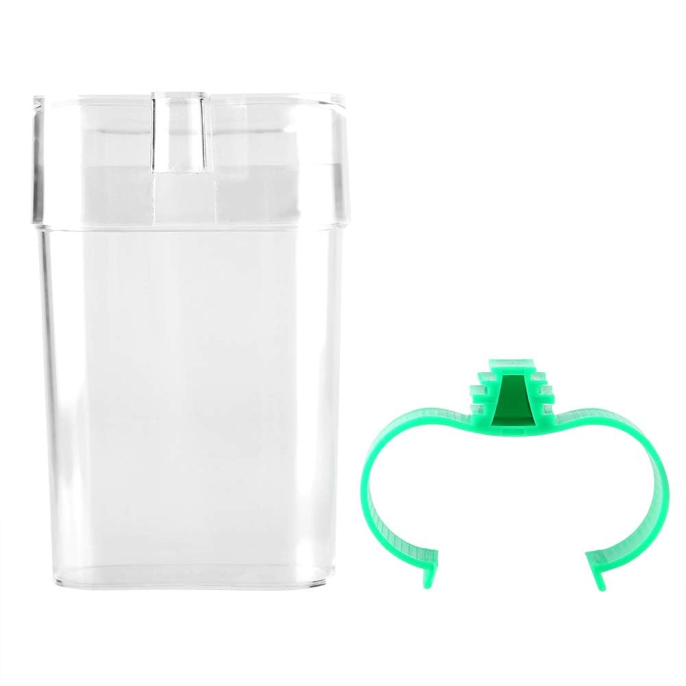 Garosa Automatic Parrot Water Dispenser Bowl Transparent Bird Water Drinking Feeding Bottle for Parrots and Birds Easy Fill Refillable No Spill Clean Safe Hydration