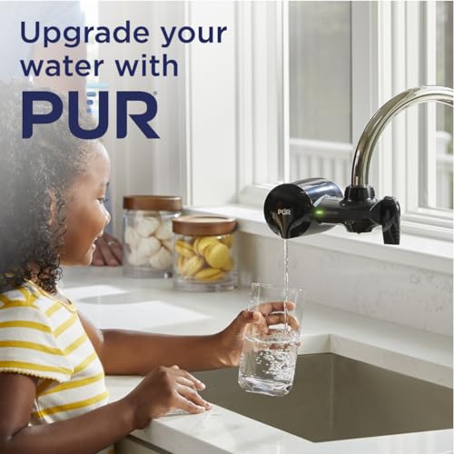 PUR Faucet Mount Water Filtration System, 2in1 Powerful Filtration