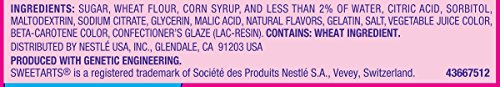 NEW 362173 NESTLE PEG SWEETARTS SOFT CHEWY ROPE 3Z (12-PACK) CANDY BAG CHEAP WHOLESALE DISCOUNT BULK CANDY CANDY BAG