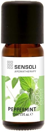 SENSOLI Peppermint Essential Oil 10ml 100% Pure Amber Bottle Dropper view 4